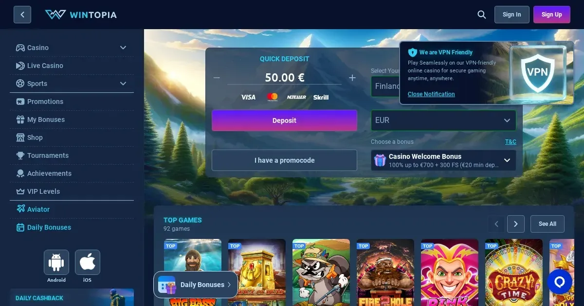 Willkommensbonus